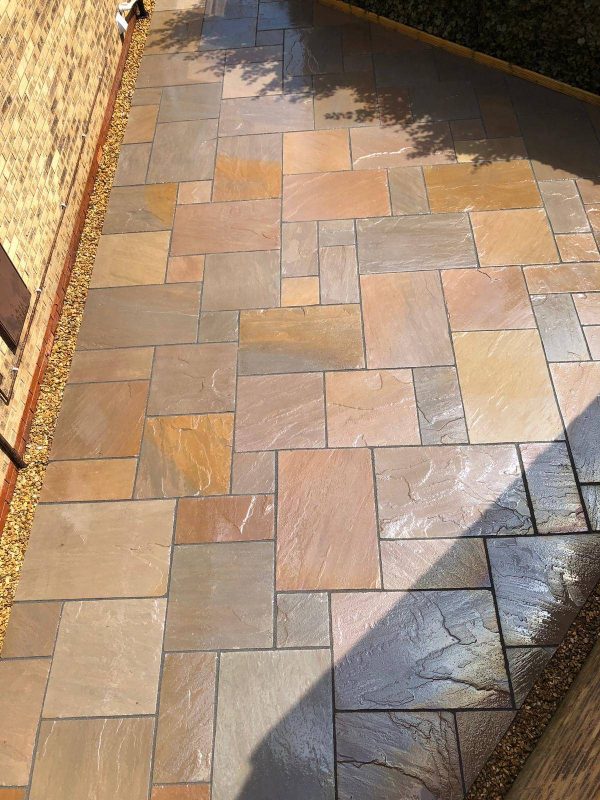Autumn Brown Natural Indian Sandstone 20.3m2 Patio pack 22mm Calibrated DELIVERY INCLUDED - Image 2