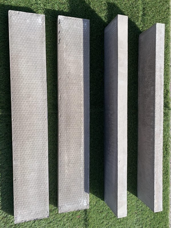 Bradstones Plain Grey Concrete Flat top edging 900x150x50mm