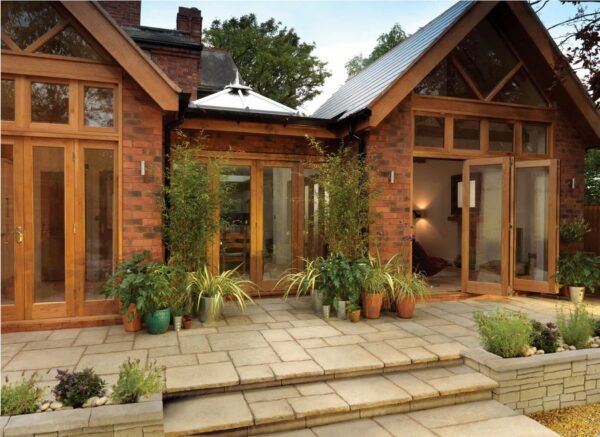 Bradstone Old Town Eco Paving in Weathered Limestone