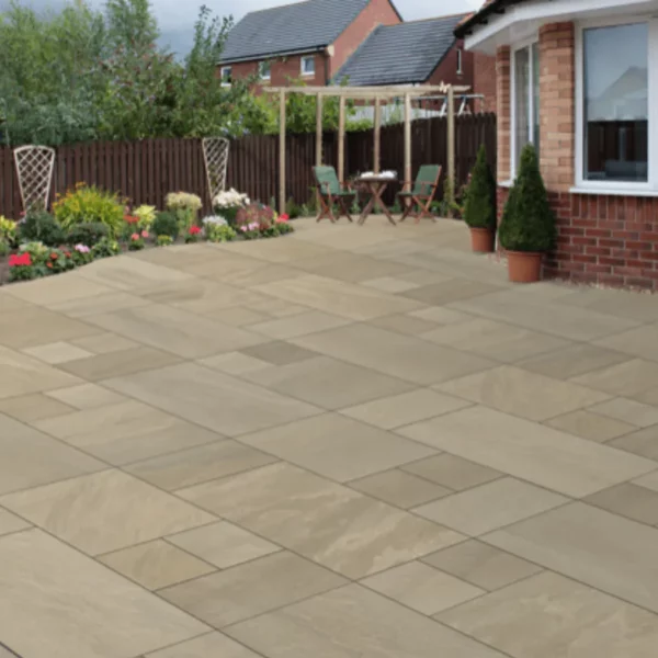 Bradstone Rock Porcelain in Autumn Green 900x600 - Image 3