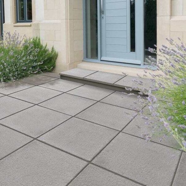 Bradstone Textured Paving in Grey