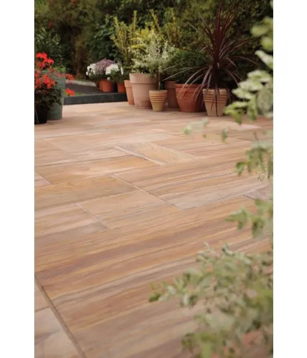 Bradstone Rainbow Smooth Indian Sandstone 15.3m2
